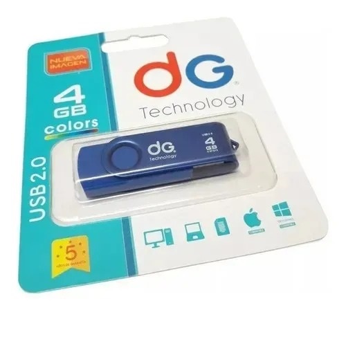 Usb 4gb. Dg Technology Velocidad 2.0 / Variedad En Colores